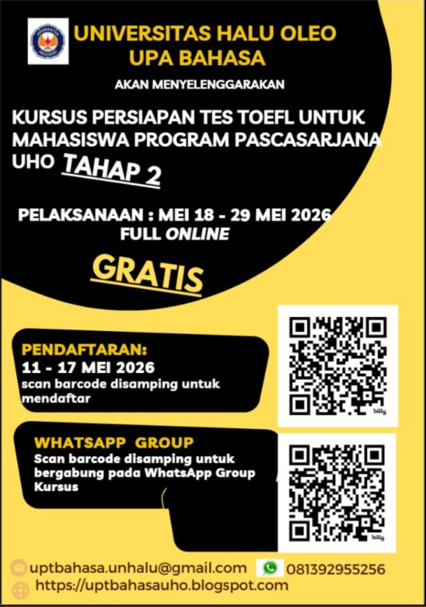 Gratis Kursus Persiapan Tes TOEFL PascaSarhana #2